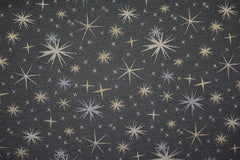 Gobelin Golden X-Mas Stars - dunkelgrau