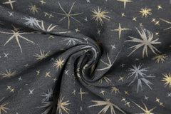 Gobelin Golden X-Mas Stars - dunkelgrau
