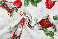 Dekostoff Digital X-Mas Wichtel