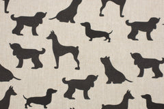 Dekostoff Black Dogs