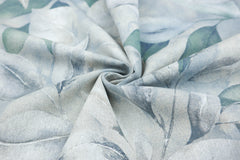 Dekostoff White Leaves