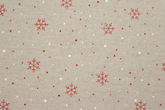 Dekostoff Snowflakes