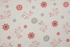 Dekostoff Digital X-Mas Reindeer