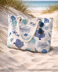 Dekostoff Blue Sea