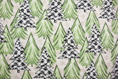 Dekostoff Tannenbäume