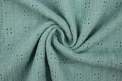 Double Gauze Musselin Bambino Lochstickerei