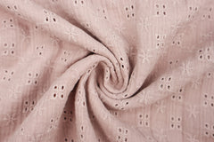 Double Gauze Musselin Bambino Lochstickerei