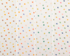 Double Gauze Musselin Digital Dots Multicolor