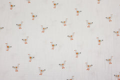 Double Gauze Musselin Digital Klaas Möwen