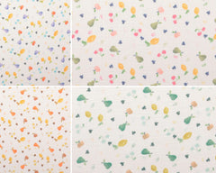 Double Gauze Musselin Digital Obstsalat