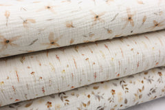 Double Gauze Musselin Digital Selma Flower