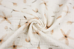 Double Gauze Musselin Digital Selma Flower