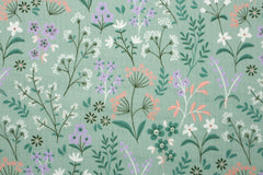 Double Gauze Musselin Flower GOTS