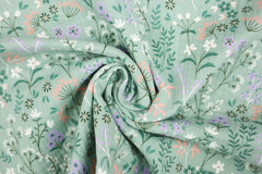 Double Gauze Musselin Flower GOTS