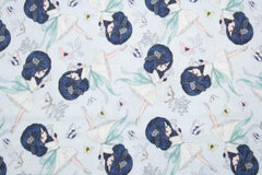 Double Gauze Musselin Happy Girls are the prettiest by KATINOH