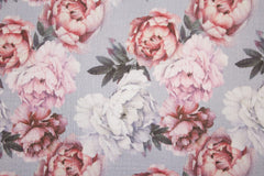 Double Gauze Musselin Pfingstrosen by KATINOH