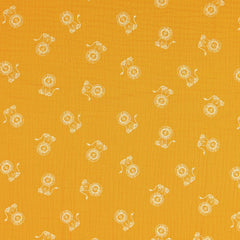 Double Gauze Musselin Löwen - senf