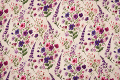 Double Gauze Musselin Digital Pretty Wildflower