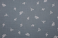 Double Gauze Musselin Kleine Zweige