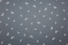 Double Gauze Musselin Kleine Zweige