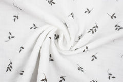 Double Gauze Musselin Kleine Zweige