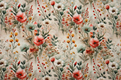 Double Gauze Musselin Digital Wildblumen