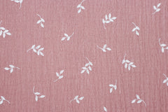 Double Gauze Musselin Kleine Zweige