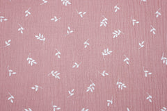 Double Gauze Musselin Kleine Zweige