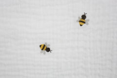 Double Gauze Musselin Bienchen