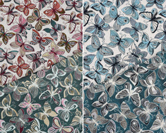 Doubleface Gobelin Schmetterlinge