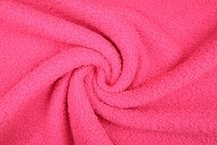 Doubleface Teddy Fleece Mira - neonpink