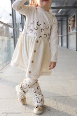 Baumwolljersey I love Ponys by Sabine Marschall natur