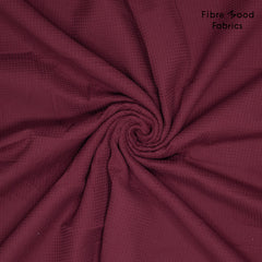Waffel Piqué by Fibre Mood - aubergine