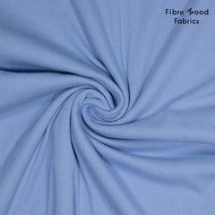Bündchen Stoff Uni by Fibre Mood - blau