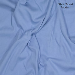 Bündchen Stoff Uni by Fibre Mood - blau