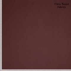 Sweatshirt Stoff Uni by Fibre Mood - kastanie