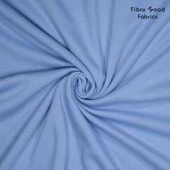 Sweatshirt Stoff Uni by Fibre Mood - blau