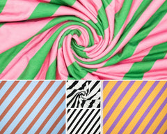 French Terry Blockstreifen Mies&Moos