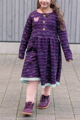 Baumwolljersey Scribble Hearts by Mrs Mint Design
