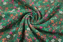 Stretch Feincord Smilla - grün