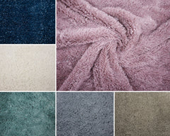 Hochflor Fellimitat Silver Glamour