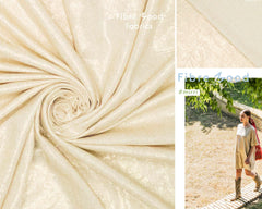 Viskose Leinen Glitter Gold Fibre Mood