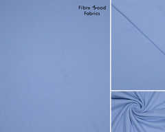 Bündchen Stoff Uni by Fibre Mood - blau