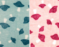 Flanell Fleece Kleine Pilze