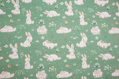 Baumwolljersey Cute Bunny Fräulein von Julie