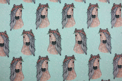 Baumwolljersey Beauty Horses Fräulein von Julie