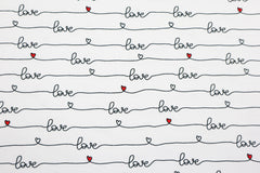 French Terry Love Fräulein von Julie 3440