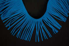 Fransenborte Wildleder Optik