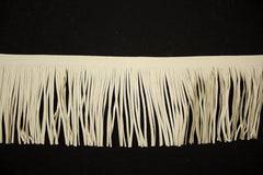 Fransenborte Wildleder Optik