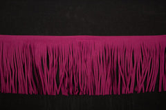 Fransenborte Wildleder Optik